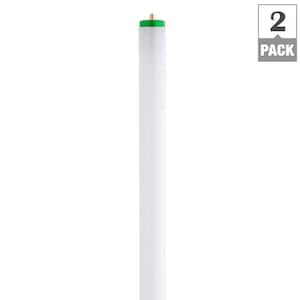 75-Watt 8 ft. Linear T12 Fluorescent Tube Light Bulb Natural Daylight (5000K) (2-Pack)