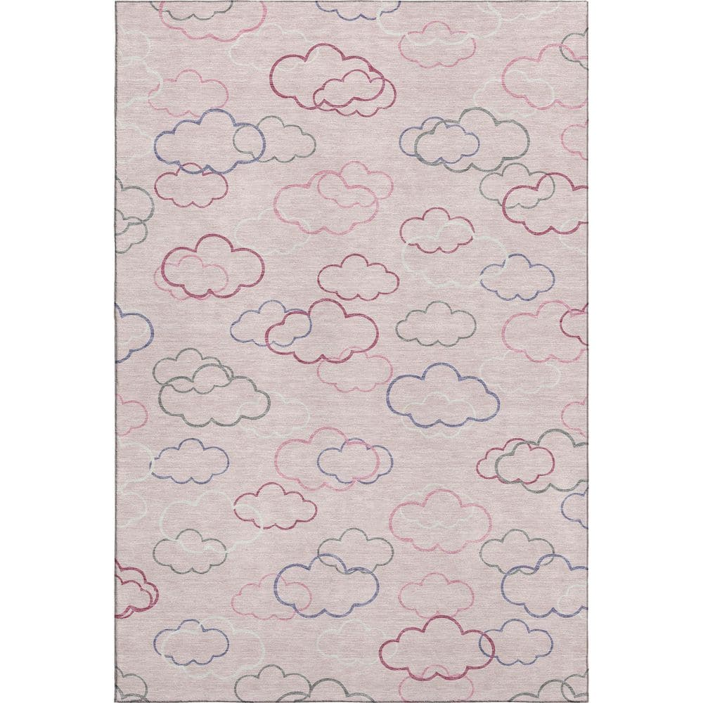 Addison Rugs Mayfield Premium Machine Washable Abstract AMF2508 Pink 10 ...