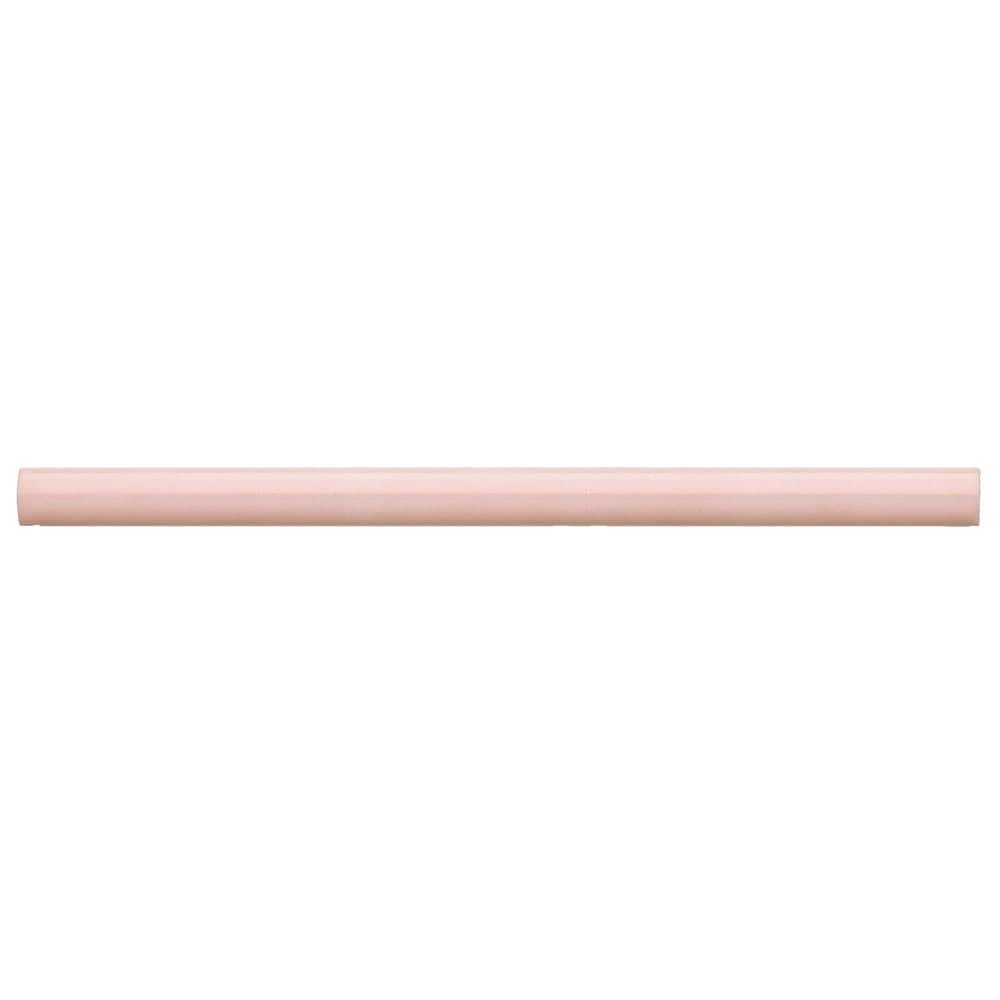 Cloe 0.5 in. x 8 in. Ceramic Jolly Miter Edge Backsplash Accessory Trim in Pink (1.67 sq. ft. /Case) price history on PriceWatchPro