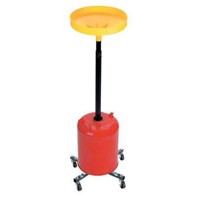 5 Gal. Capacity Metal Oil Lift Drain with Cross Frame Dolly