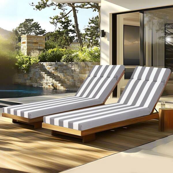 Patio Chaise Memory Foam Chaise Lounge Pad Patio Lounge Chair