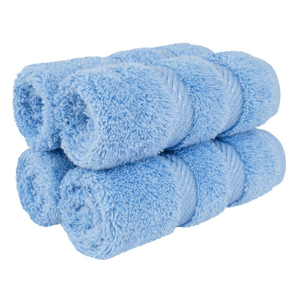 American Soft Linen Washcloth Set 100% Turkish Cotton 4-Piece Face