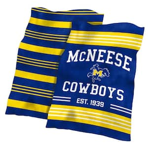 McNeese State Colorblock Plush Polyester Blanket