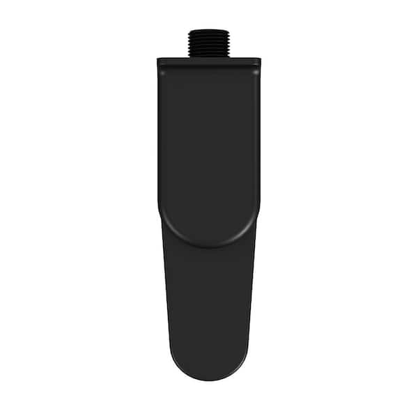 PULSE Showerspas Fold Away Diverter Tub Spout in Matte Black 3011