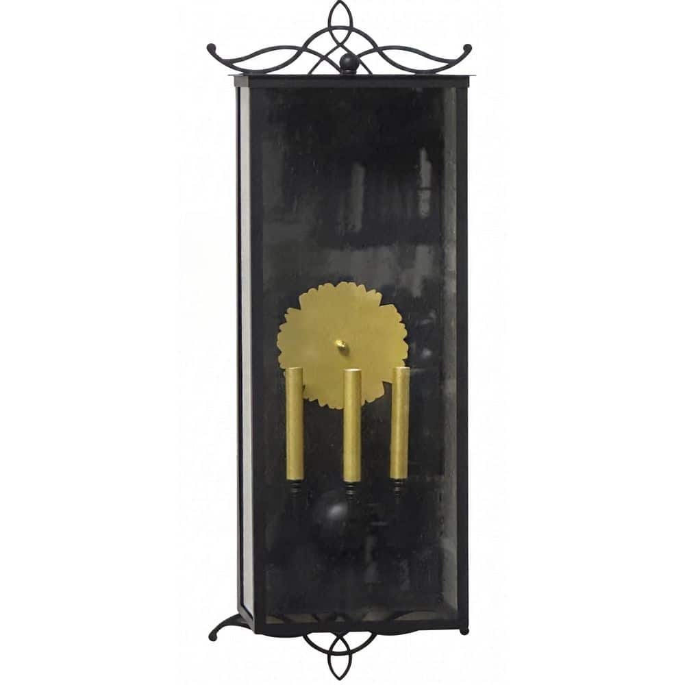 Outdoor Life Black Wall Outdoor Sconce 35 in. Hardwired with Bulb Not Included price history on PriceWatchPro