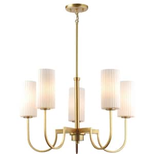 Town and Country 5-Light Black Chandelier