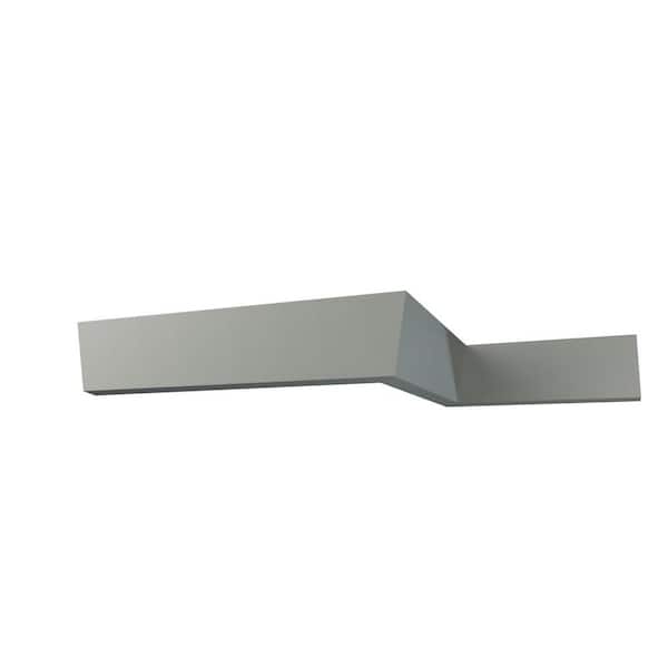 Ekena Millwork Levi 7 in. D x 7 in. W x 96 in. L Polyurethane Crown Moulding