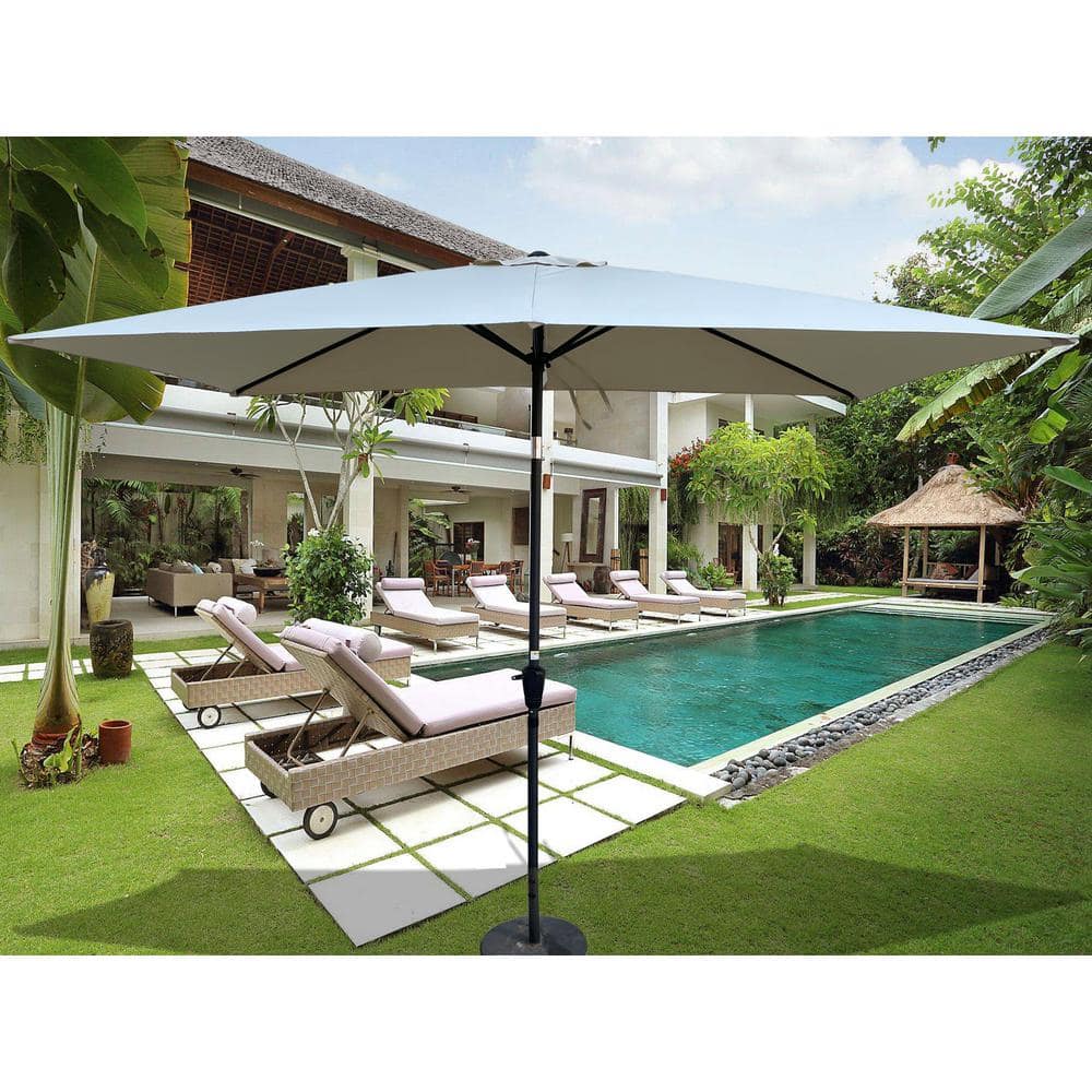 6 ft x 9 ft patio outdoor waterproof umbrella Cover with crank and button t