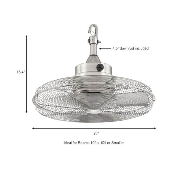 Portable shop ceiling fan