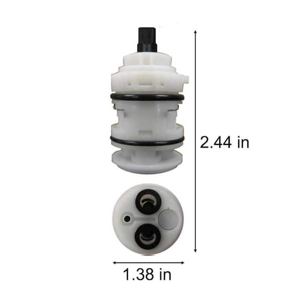 2 7/16 in. Square Broach Single Lever Cartridge with Diverter Stem for Sterling Replaces A05023