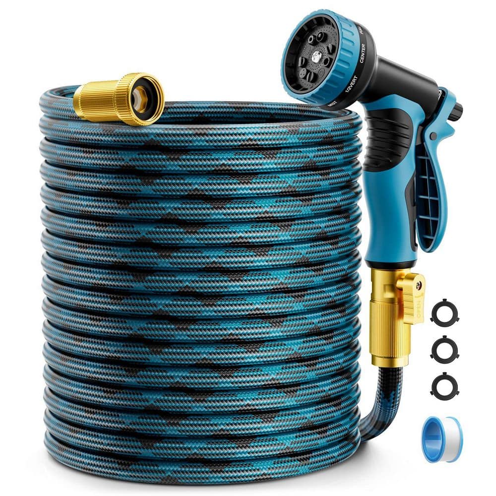 100 ft Heavy-Duty Flexible Non-Expandable Garden Hose Kink Leak Proof with 10-Function Spray Nozzle price history on PriceWatchPro