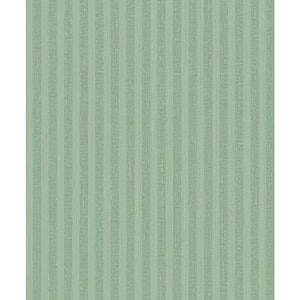 Brodie Green Stripe Paper Strippable Roll (Covers 57.8 sq. ft.)