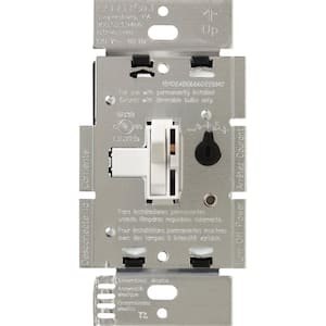 Toggler Dimmer Switch for Magnetic Low-Voltage, 600-Watt/Single-Pole, White (AYLV-600P-WH)