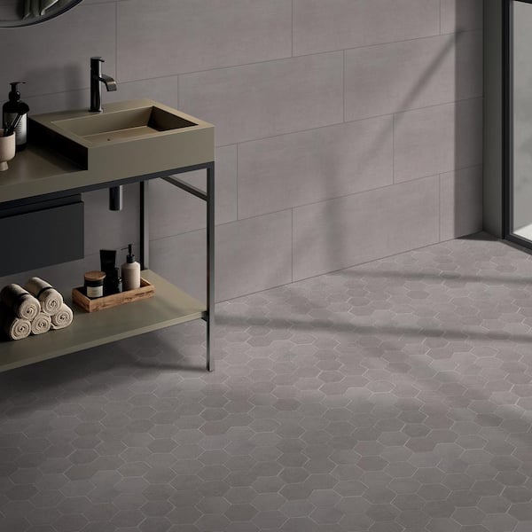 MSI Cementino 3 in. Hexagon 11 in. x 13 in. x 0.37 in. Matte