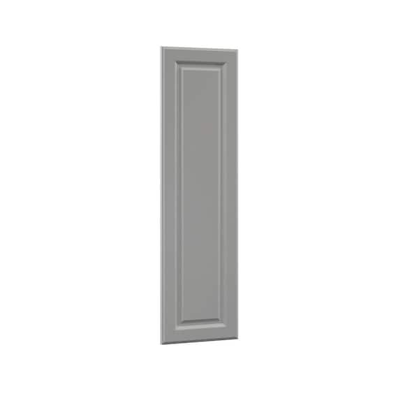 Hampton Bay Designer Series 0.75x42x12 in. Elgin Decorative End Panel in Heron Gray