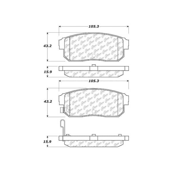 Centric Parts Disc Brake Pad Set