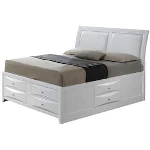 Marilla White Queen Panel Beds