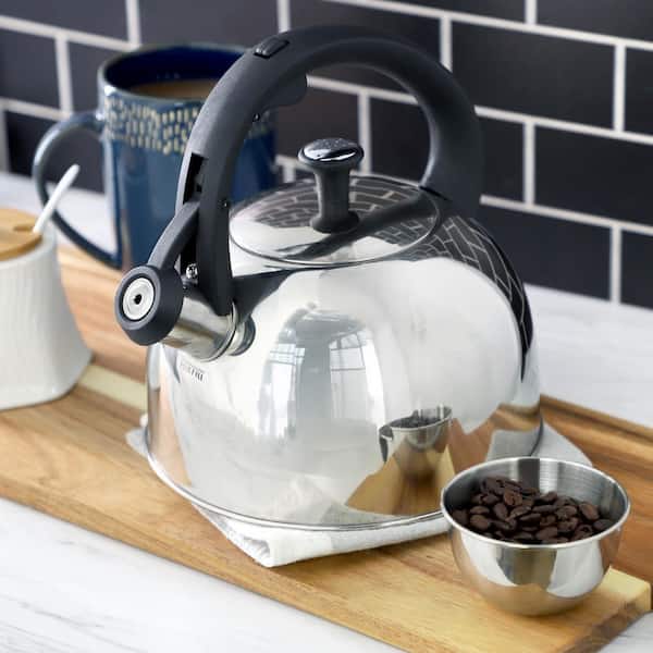 Daneswell 2.1-Quart 8.4-Cups Stainless Steel Whistling Tea Kettle