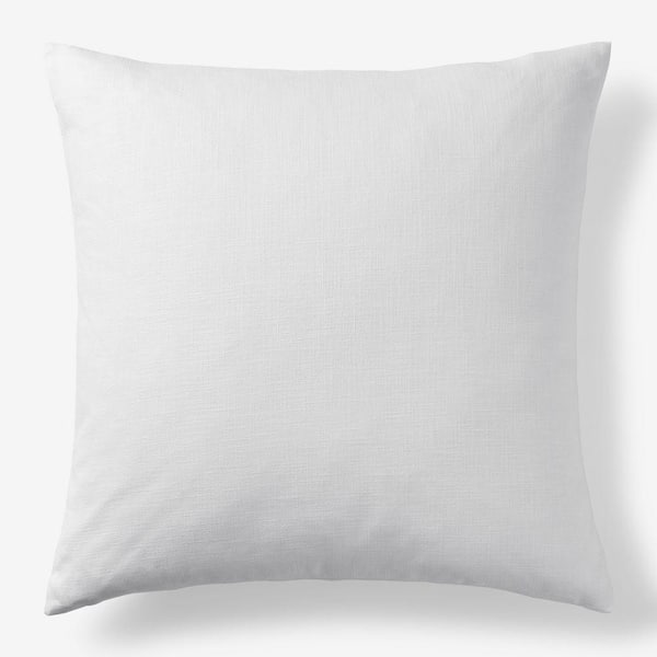 Company Cotton White Texture 24 in. X 24 in. Throw Pillow Cover