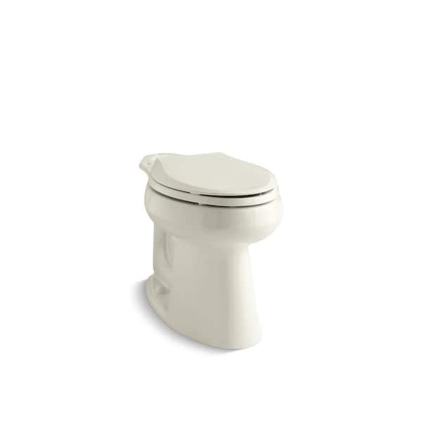 Highline 10 in. Rough In Elongated Chair Height Toilet Bowl Only in Biscuit, Seat Not Included