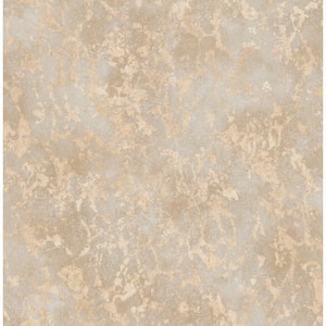 Imogen Beige Faux Marble Paper Strippable Roll (Covers 56.4 sq. ft.)