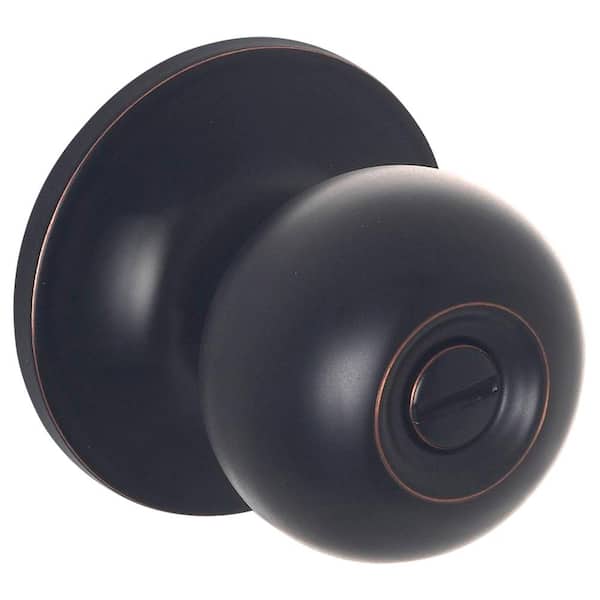 First Secure by Schlage Rigsby Bed / Bath Privacy Door Knob in