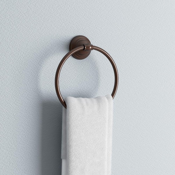 Highlander Collection Towel Ring in Oil Rubbed Bronze