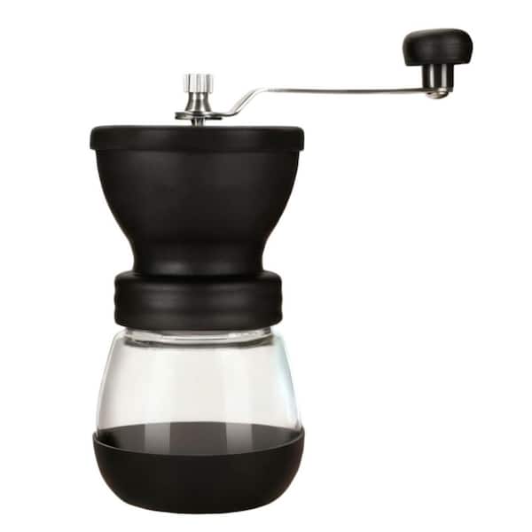 Manual Coffee Grinder 48 Adjustable Settings, 80g Capacity, Conical Burr Hand Mill for Home, Travel, Camping, 2 Jars