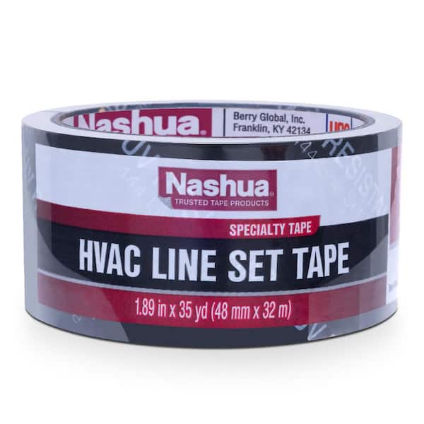 1.89 in. x 35 yd. HVAC Line Set Duct Tape in Black