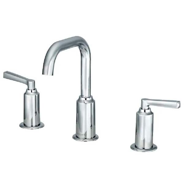 Lulani St. Lucia 2-Handle 8" Widespread Bathroom Faucet in Chrome