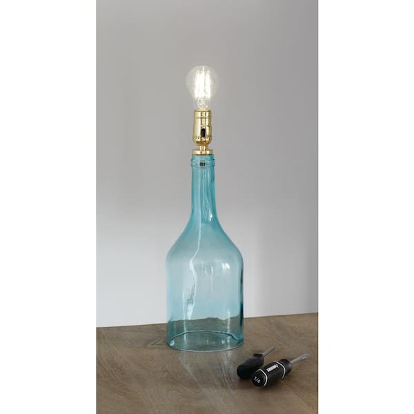 Brass DIY Make-a-Lamp Bottle Adaptor Kit