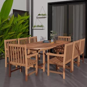 Milano Grand Deluxe 9-Piece Extendable Patio Dining Set