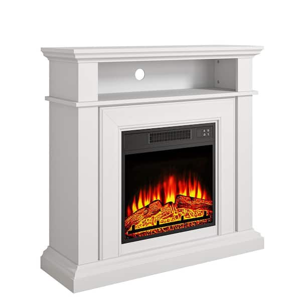 KING　COLE AVISO FIRE BLADE ホワイト FESTIVO 36 in. Freestanding Electric Fireplace in White FFP24245