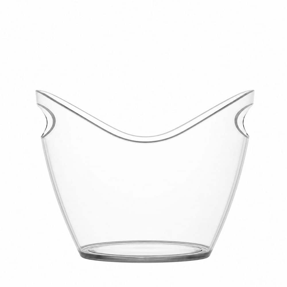 8-L Clear Acrylic Plastic Ice Bucket Beverage Chiller with Carrying Handles price history on PriceWatchPro