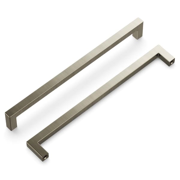 HICKORY HARDWARE Skylight Collection 8-13/16 in. Modern Stainless Steel Bar Pull Handle for Kitchen, Bathroom, Furniture (1-Pack)