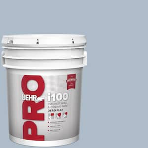 5 gal. #PPU15-16 Simply Blue Dead Flat Interior Paint