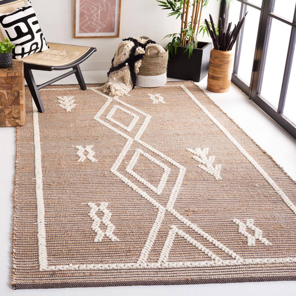 Natural Fiber 4 X 6 Natural/Ivory Geometric Area Rug price history on PriceWatchPro