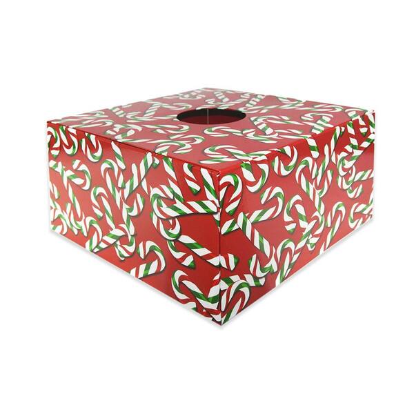 Unbranded The Original 6 in. Dia Candy Canes Christmas Tree Box