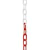 Mr. Chain Heavy Duty Plastic Chain Barrier on A Reel, 2x100'L, Red