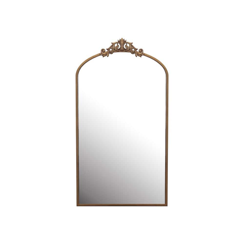 Antique Bronze 24 in. W x 43 in. H Vintage Arch Metal Framed Decor Wall Mirror price history on PriceWatchPro