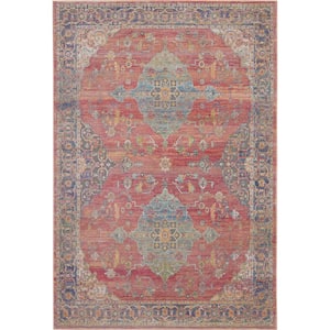 Global Vintage Multicolor 5 ft. x 8 ft. Persian Vintage Area Rug