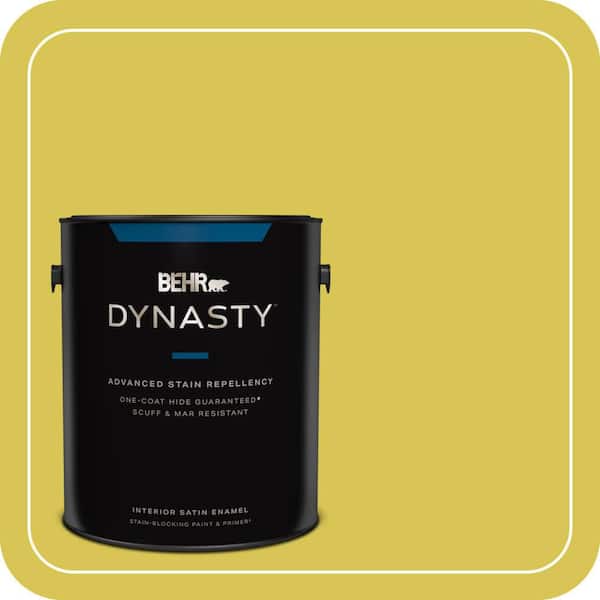 BEHR DYNASTY 1 gal. Home Decorators Collection #HDC-SM16-10 Pepperoncini Satin Enamel Interior Stain-Blocking Paint & Primer
