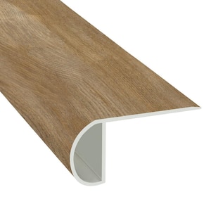Creme Brule 1.03 in. T x 2.23 in. W x 94 in. Length Overlap Vinyl Stair Nose