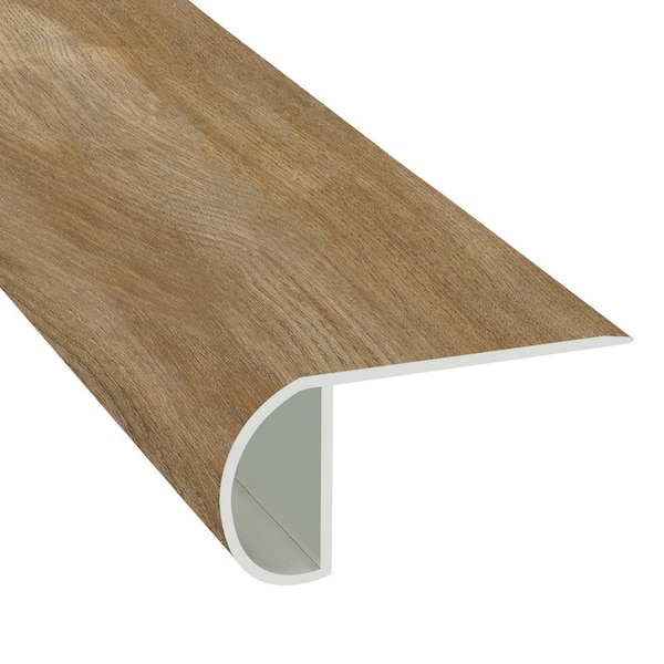 Islander Creme Brule 1.03 in. T x 2.23 in. W x 94 in. Length Overlap Vinyl Stair Nose