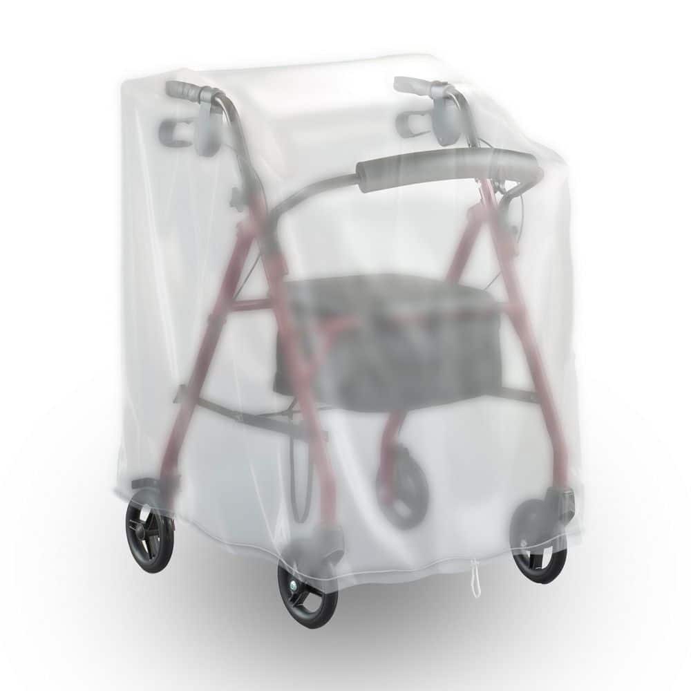 Rollator Walker Cover, Cover for Walkers for Seniors, Fits Walker with Wheels and Seat (Cover Only, Frosted Type) price history on PriceWatchPro