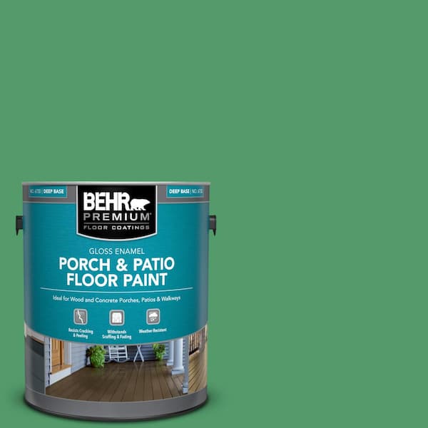 BEHR PREMIUM 1 gal. #P410-6 Solitary Tree Gloss Enamel Interior/Exterior Porch and Patio Floor Paint