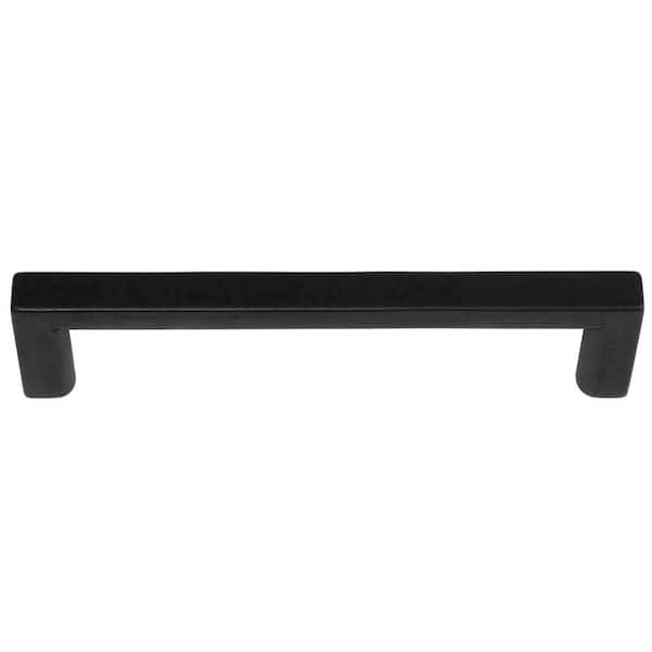 Cosmopolitan 3-3/4 in. Center to Center Matte Black Rectangular Handle Drawer Pulls (25-Pack)