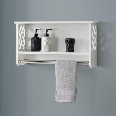 Collins 14.50 in. W Metal Bathroom Floor Shelf CPBS1303A1E - The Home Depot