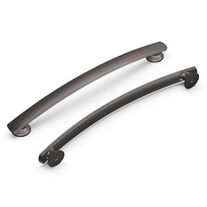 American Diner 7-9/16 in. Modern Arch Cabinet Pull Vintage Bronze Handle for Kitchen, Bathroom, and Furniture (5 Pack)