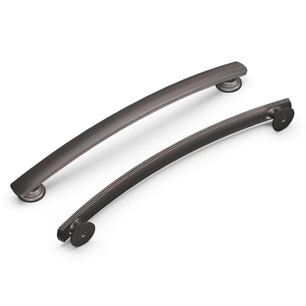 HICKORY HARDWARE American Diner 7-9/16 in. Modern Arch Cabinet Pull Vintage Bronze Handle for Kitchen, Bathroom, and Furniture (1 Pack)